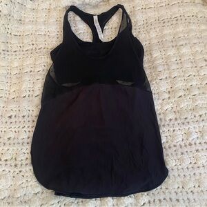 Lululemon Black Tank with Built in Bra